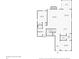 Detailed first floor plan showing layout of kitchen, living room, bedrooms and bathrooms at 5541 Alpine Dr, Summerville, SC 29483