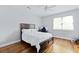 Clean bedroom with wood flooring, ceiling fan and lots of natural light at 800 Enclave Ter, Summerville, SC 29483