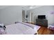 Relaxing bedroom with hardwood flooring and a natural color palette at 800 Enclave Ter, Summerville, SC 29483