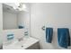 Clean bathroom featuring a modern sink with towel racks at 801 Ventura Pl, Mount Pleasant, SC 29464