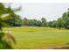Scenic golf course view, a lush green landscape dotted with trees, creates a tranquil and inviting outdoor space at 801 Ventura Pl, Mount Pleasant, SC 29464