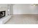 Spacious living room with a fireplace and sliding glass door at 801 Ventura Pl, Mount Pleasant, SC 29464