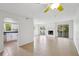 Bright living room features a fireplace, tile flooring and access to outdoor spaces via sliding glass doors at 801 Ventura Pl, Mount Pleasant, SC 29464