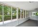 Enclosed sunroom with great views of the surrounding landscape at 801 Ventura Pl, Mount Pleasant, SC 29464