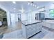 Spacious kitchen with a center island, stainless steel appliances and lots of storage at 840 Brittle Bank Rd, Walterboro, SC 29488