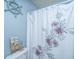 Bathroom featuring a shower curtain with a floral design at 1004 Miles Jamison Rd, Summerville, SC 29485