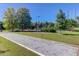 Bocce ball court with lush lawn surroundings and views of mature trees for outdoor enjoyment at 1014 Rosewood Ln, Mount Pleasant, SC 29464