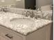 Bathroom featuring a large marble countertop and a stainless steel faucet at 111 Long Bow Rd, Summerville, SC 29485