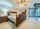 Comfortable bedroom with stylish furnishings and spiral staircase at 111 Long Bow Rd, Summerville, SC 29485