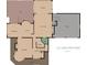First floor plan of 111 Long Bow Rd, showing the kitchen, living room, dining, Gathering room and garage at 111 Long Bow Rd, Summerville, SC 29485