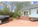 Outdoor patio with brick pavers, built-in grill, and plenty of room for seating at 111 Long Bow Rd, Summerville, SC 29485