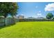 Beautiful, expansive backyard with lush lawn and a tall wood fence offering ample privacy at 113 Lebsl Ct, Summerville, SC 29483