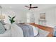 Relaxing main bedroom with a ceiling fan, and an ensuite bathroom at 1151 Camellia Dr, Mount Pleasant, SC 29464