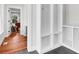 Mud room with white cubbies and a bench, blending style and functionality at 1151 Camellia Dr, Mount Pleasant, SC 29464