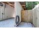 Cozy outdoor area with gravel, storage, and a wooden privacy fence, perfect for relaxing at 1151 Camellia Dr, Mount Pleasant, SC 29464