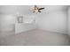 Spacious bedroom with neutral carpet, modern fan, and neutral paint at 1309 Berry Grove Dr, Summerville, SC 29485