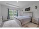 Serene main bedroom with natural light, neutral tones, and a decorative accent wall at 1384 Locals St, Summerville, SC 29485