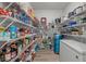Spacious walk-in pantry with ample shelving, providing organized storage for food and kitchen essentials at 1384 Locals St, Summerville, SC 29485