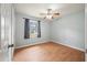 Bedroom featuring laminate flooring, a ceiling fan, and a window at 14 Aldene Ave, Goose Creek, SC 29445