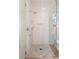 Contemporary bathroom includes a glass shower with white subway tile at 1405 Mataoka St, Mount Pleasant, SC 29464