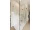 Luxurious walk-in shower featuring tile, glass enclosure, and modern fixtures at 1405 Mataoka St, Mount Pleasant, SC 29464