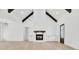 Bright living room with vaulted ceilings, modern fireplace, and hardwood floors at 142 Argosy Dr, Summerville, SC 29483