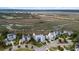 Stunning aerial view of luxury homes along a marsh with private docks and picturesque waterfront setting at 156 Nobels Point St, Charleston, SC 29492