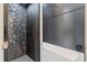 The modern elevator features decorative tile, and sleek controls at 156 Nobels Point St, Charleston, SC 29492