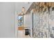 Modern hallway featuring designer wallpaper, contemporary lighting, and bright, open views at 156 Nobels Point St, Charleston, SC 29492