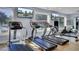 Bright fitness center featuring treadmills, TV screens, and a variety of exercise equipment for a complete workout at 16 Oatly Cir, Charleston, SC 29414