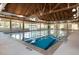Bright and spacious indoor pool with multiple lanes, large windows, and ample seating at 1815 Long Bend Dr, Seabrook Island, SC 29455