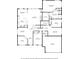 Detailed floor plan showcasing the layout of the home, including dimensions for rooms like kitchen, living, bedrooms, and garage at 185 Red Leaf Blvd, Moncks Corner, SC 29461