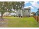 A backyard with a well-kept lawn and privacy fence at 202 Center Hill Ct, Summerville, SC 29485