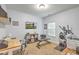 Versatile home gym equipped with exercise equipment and space for a desk at 202 Center Hill Ct, Summerville, SC 29485