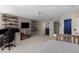 Large, carpeted bedroom features built-in shelves, neutral paint, and a ceiling fan at 2225 Black Oak Ct, Mount Pleasant, SC 29466