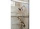 Modern bathroom shower featuring double shower heads, stylish tile surround and convenient temperature control at 259 Camber Rd, Huger, SC 29450