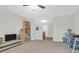 Spacious bonus room with a ceiling fan and great natural light, ready for your personal touch at 281 Decatur Dr, Summerville, SC 29486