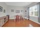 Bright office space featuring hardwood floors, a large window, and neutral wall colors at 281 Decatur Dr, Summerville, SC 29486