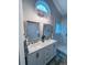 Bathroom showcasing a double vanity with marble countertop and a glass door shower at 2844 Curran Pl, Mount Pleasant, SC 29466