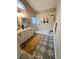 Beautiful bathroom with stylish tile floors, vanity, and a luxurious glass shower at 2844 Curran Pl, Mount Pleasant, SC 29466