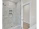 Stylish bathroom with tiled shower, glass door, and modern finishes at 3029 Robeson Trce, Johns Island, SC 29455