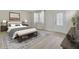 Comfortable bedroom with a Queen bed and a stylish area rug at 3029 Robeson Trce, Johns Island, SC 29455