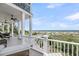 Open porch with beach views and stairs leading to the beach at 3126-B Palmetto Blvd # 4, Edisto Island, SC 29438