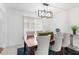 Bright dining room with contemporary lighting and stylish decor at 3506 Galaxy Rd, Ladson, SC 29456