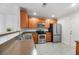 Well-equipped kitchen with stainless steel appliances and ample counter space at 3506 Galaxy Rd, Ladson, SC 29456