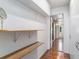 Bright walk-in closet with built-in shelves and storage at 3813 Battleview Ct, North Charleston, SC 29420
