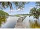 Beautiful view of the dock on the water, perfect for fishing, boating, and enjoying the marsh view at 392 Tombee Ct, Mount Pleasant, SC 29464