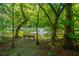Scenic view of the pond with a fountain, bench, and lush greenery at 401 S Elgin Ct # 401, Charleston, SC 29414