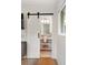 Bathroom with sliding door, marble counter top, and modern lighting at 403 Wedgewood St, Charleston, SC 29407