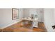 Modern office space with a sleek white desk, stylish decor, and plenty of natural light at 403 Wedgewood St, Charleston, SC 29407